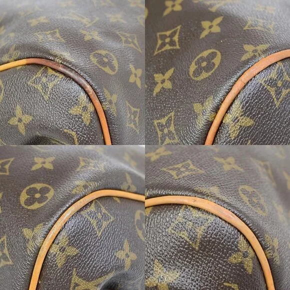 LOUIS VUITTON Montorgueil GM Shoulder Bag Monogram Leather Brown